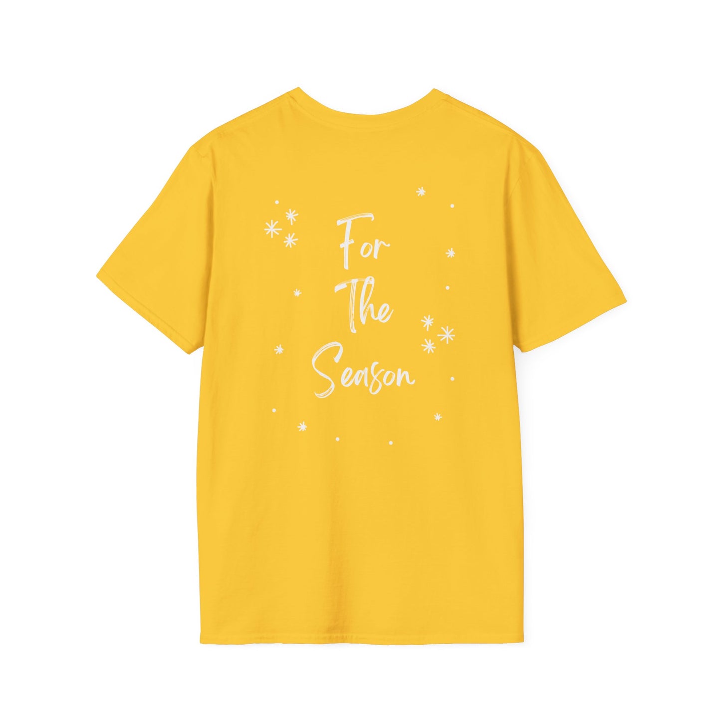 Jesus is the reason - Front and Back - Unisex Softstyle T-Shirt