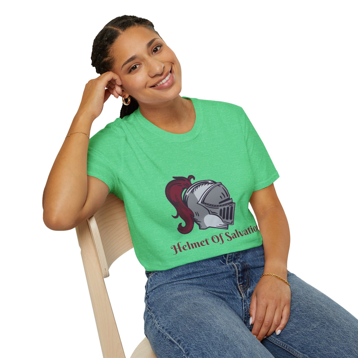Helmet of Salvation-Unisex Softstyle T-Shirt