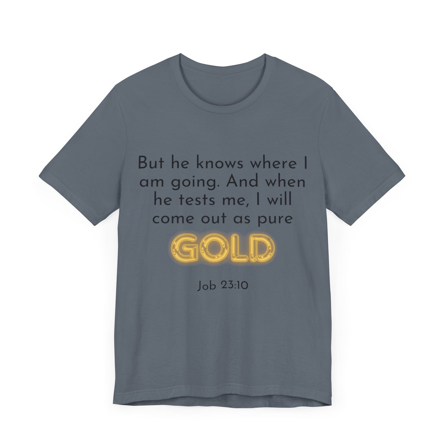 Job 23-10-Unisex Jersey Short Sleeve Tee