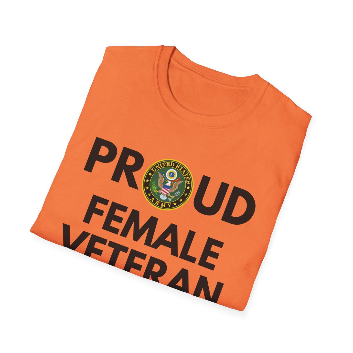 Army Female Veteran - Unisex Softstyle T-Shirt