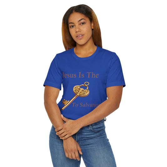 Jesus is The Key-Unisex Jersey T-Shirt