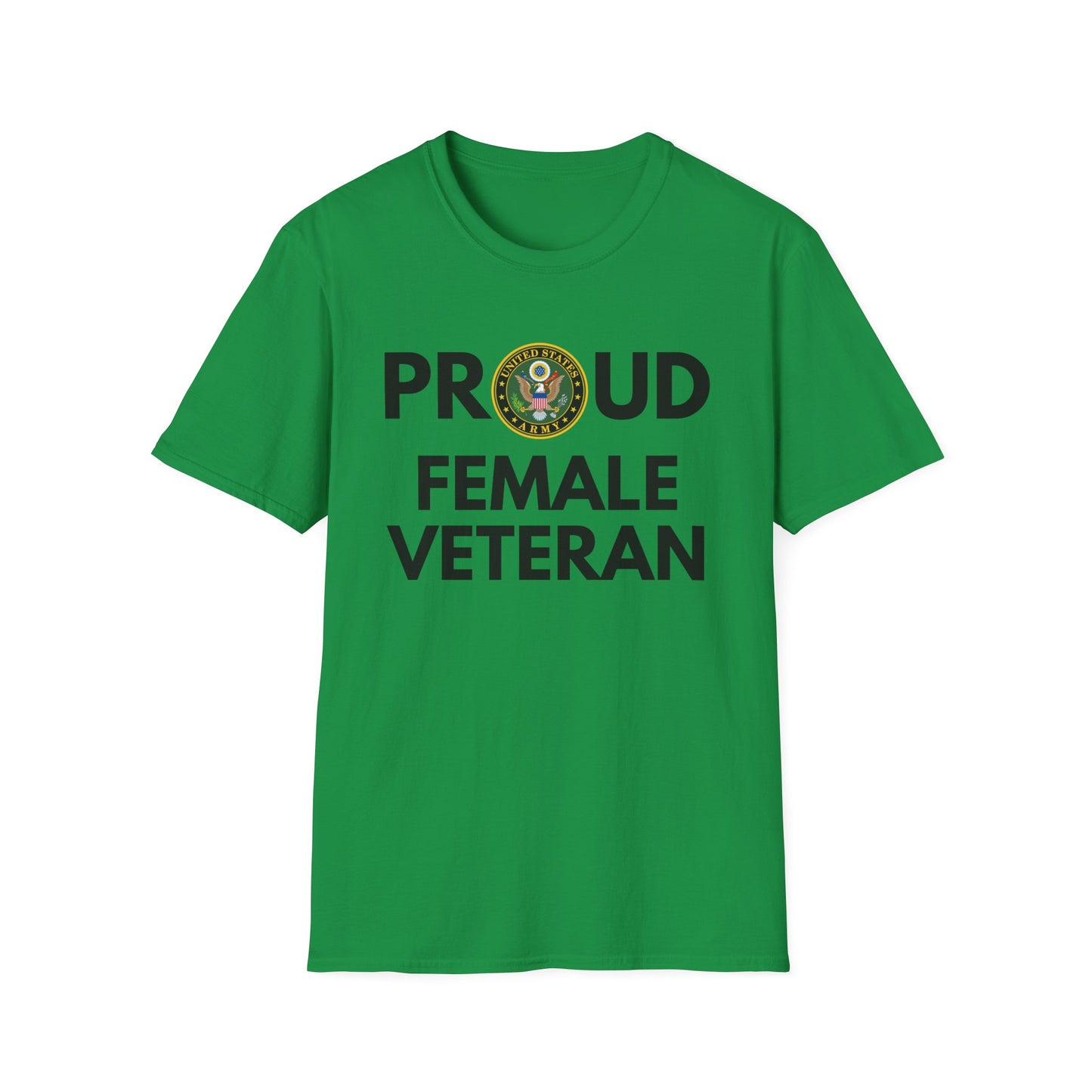 Army Female Veteran - Unisex Softstyle T-Shirt