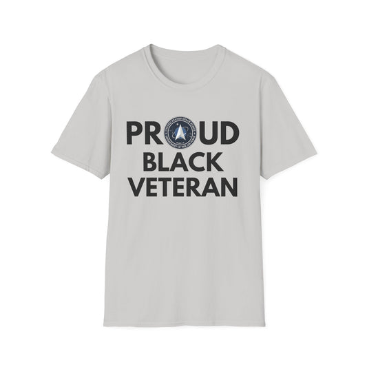Space Force Proud Black Veteran - Unisex Softstyle T-Shirt