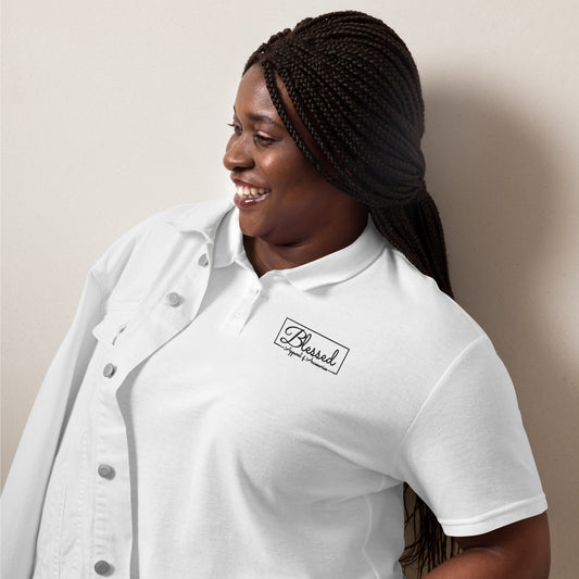 Blessed Signature - Women’s pique polo shirt
